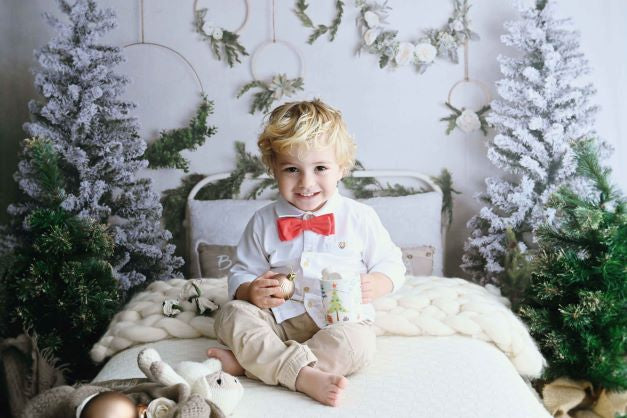 Kate Christmas/Winter Bed Backdrop Designed by Mandy Ringe Photography - Kate Backdrop