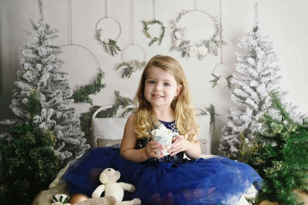 Kate Christmas/Winter Bed Backdrop Designed by Mandy Ringe Photography - Kate Backdrop