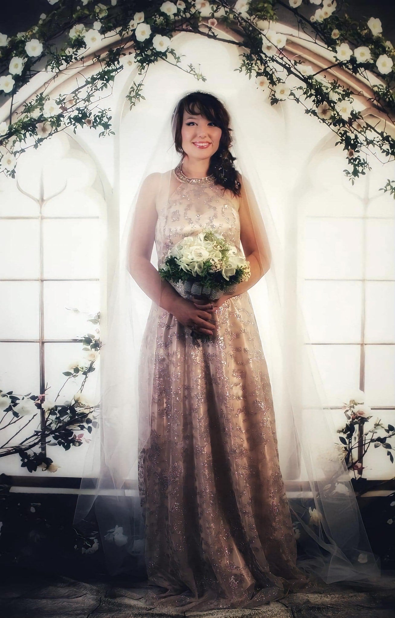 Kate Florals Window Backdrops for Photographers Wedding - Katebackdrop