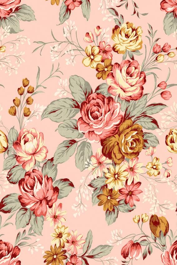 Kate Valentine'S Day Pink Florals Photography Backdrop - Katebackdrop