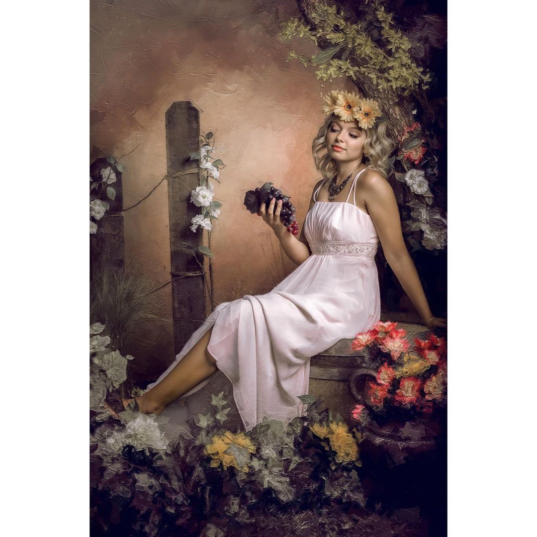 Kate Brown Abstract Old Master Backdrop for Photography - Kate Backdrop