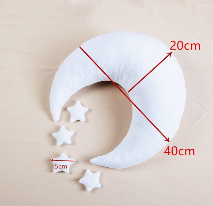 Posing Pillows Baby Star and Moon Pillow Newborn Photo Props - Kate Backdrop