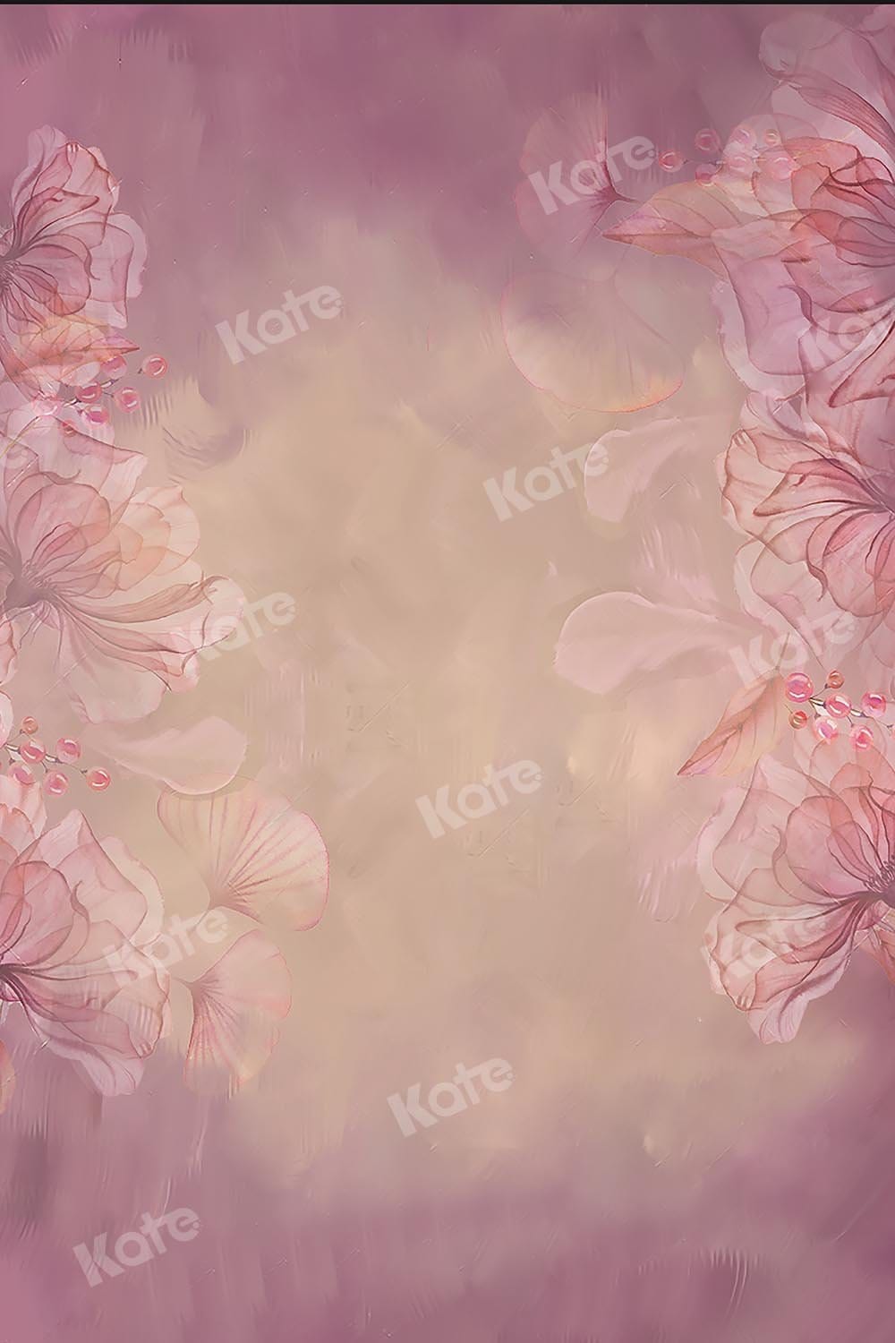 Kate Fine Art Floral Blurry Pink Backdrop Designed by GQ - Kate Backdrop