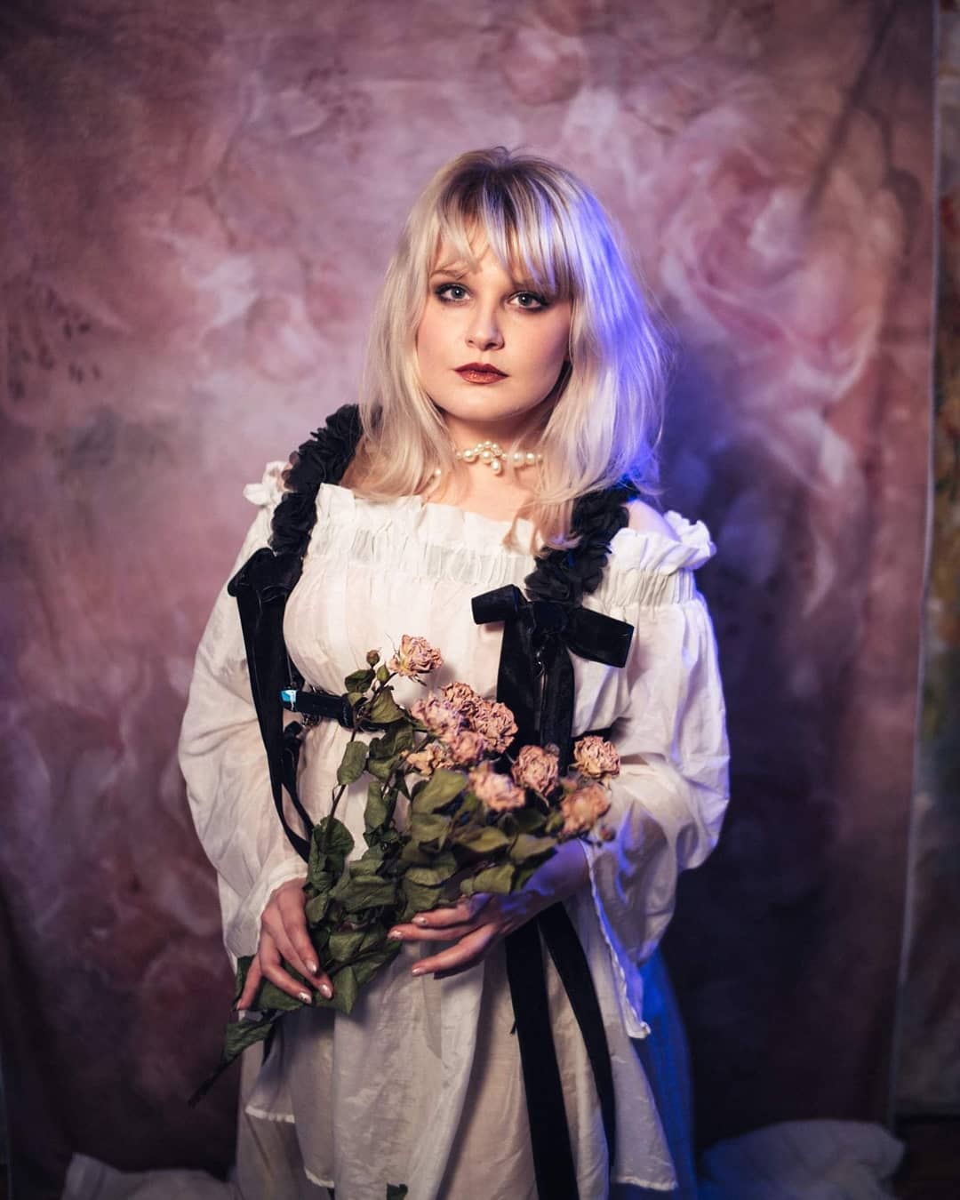 Kate Fine Art Blurry Florals Pink Backdrop Designed by GQ - Kate Backdrop