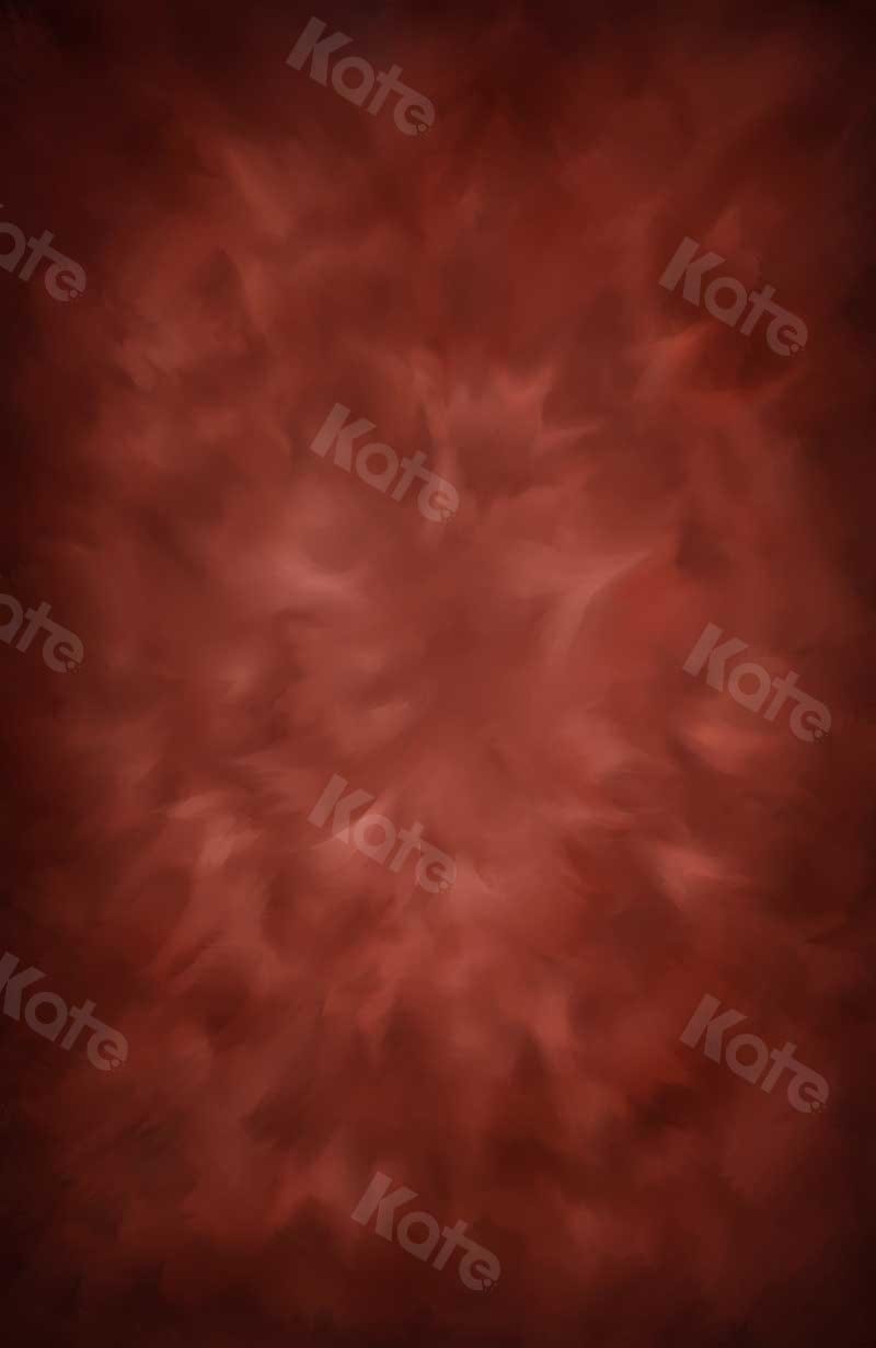 Kate Abstract Iron Oxide Red Textured Backdrop Designed by GQ - Kate Backdrop