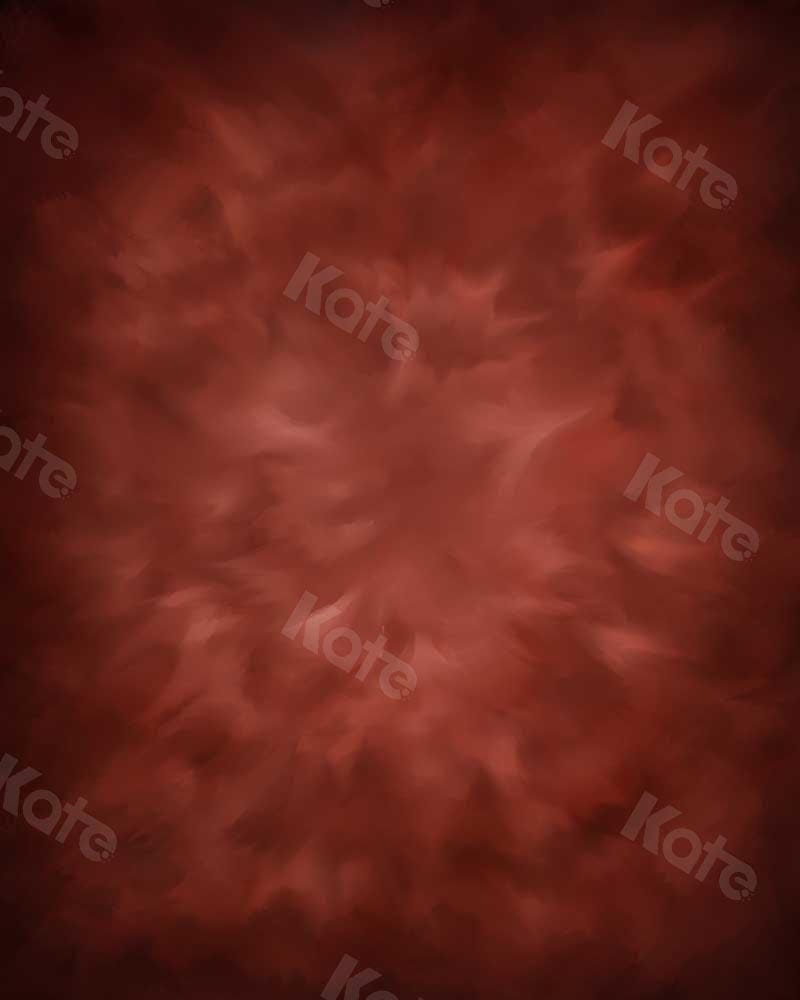 Kate Abstract Iron Oxide Red Textured Backdrop Designed by GQ - Kate Backdrop