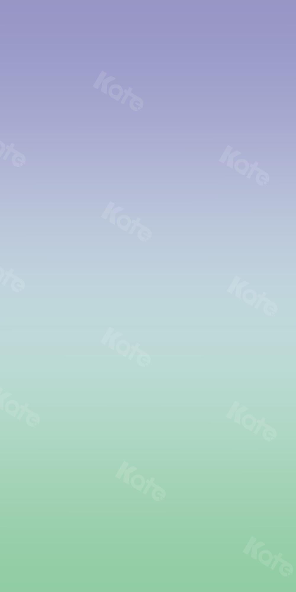Kate Abstract Purple Gradient Green Backdrop Designed by Kate Image - Kate Backdrop