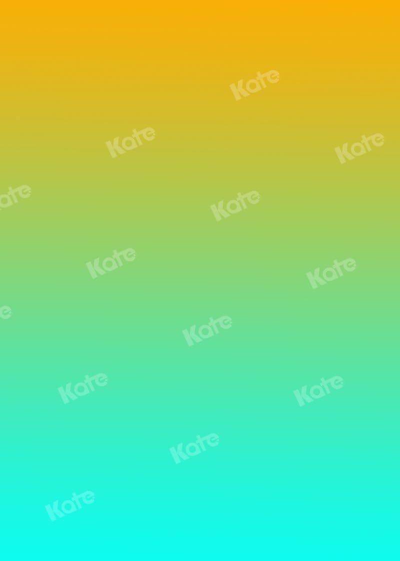Kate Abstract Gradient Orange to Green Backdrop Designed by Kate Image - Kate Backdrop