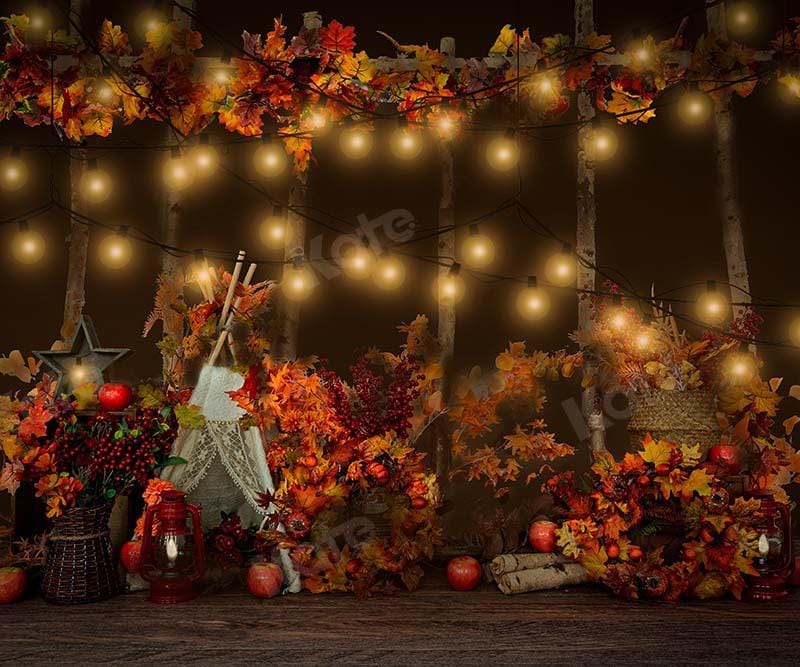 Kate Cake Smash Backdrop Jungle Camping Autumn Tent Designed by Emetselch - Kate Backdrop