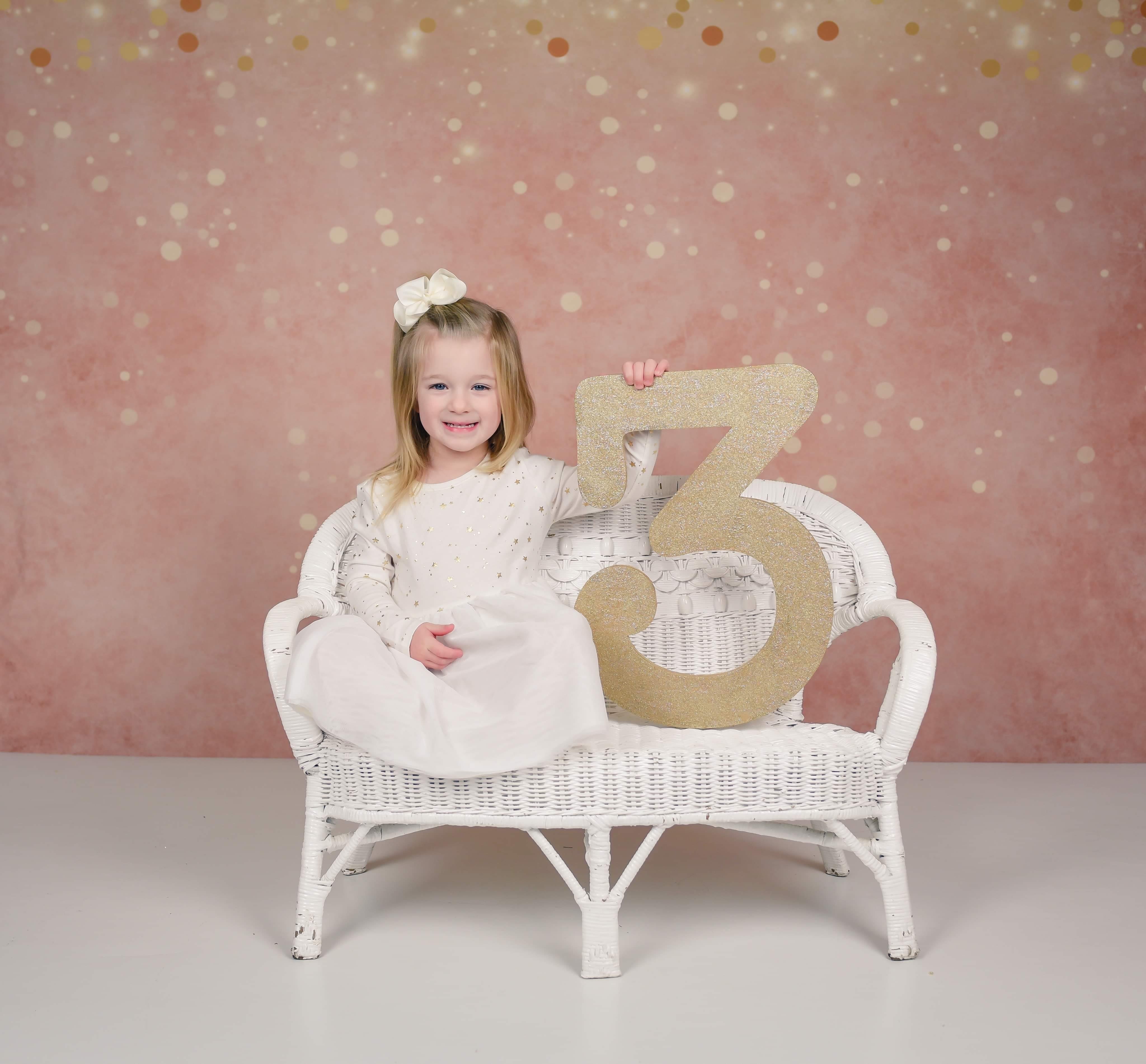 Kate Bokeh Fine Art Beige Orange color Backdrop Designed By Jerry_Sina - Kate Backdrop