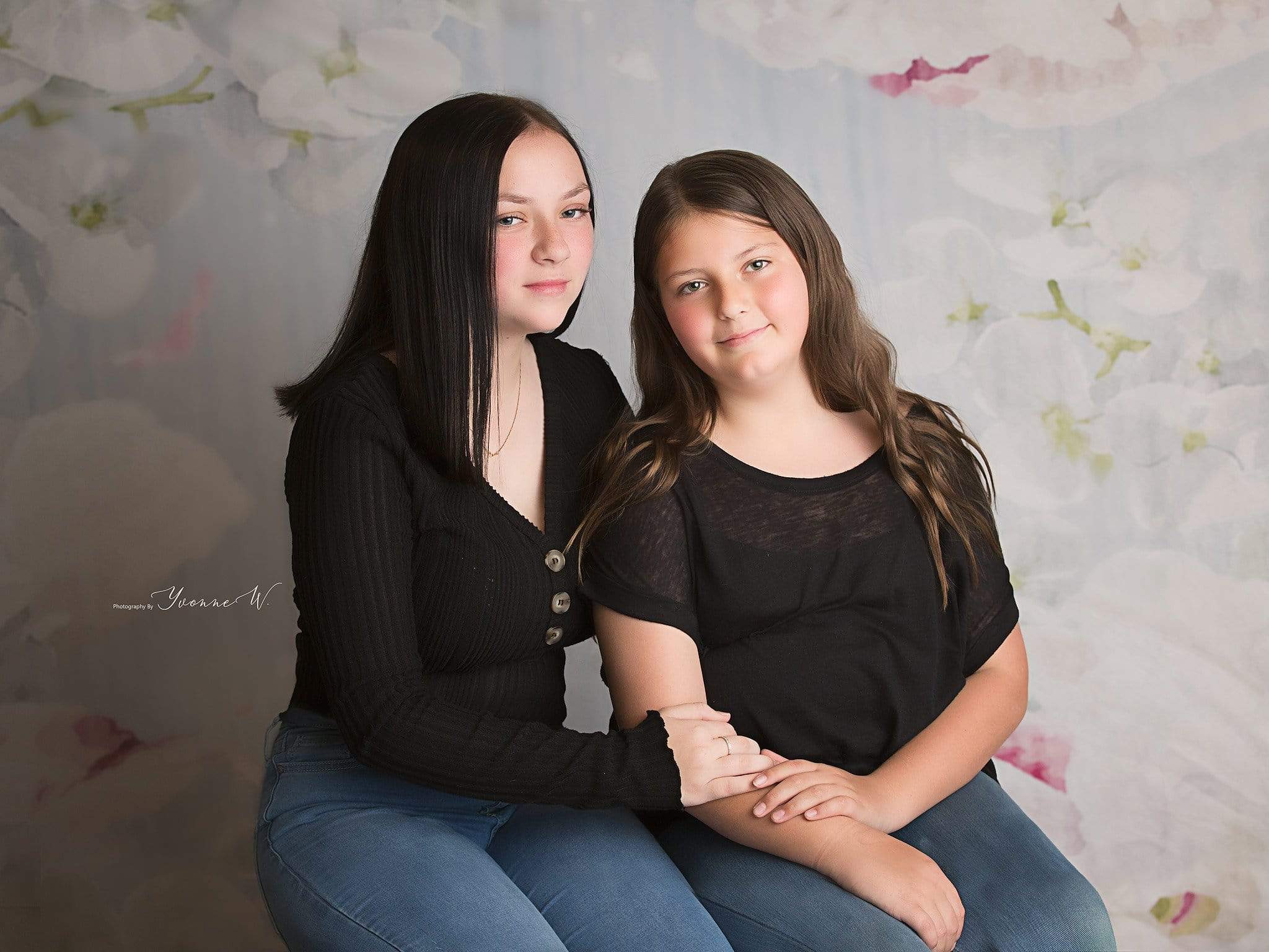 Katebackdrop£ºKate Watercolor White Floral Fresh Backdrop Designed By Jerry_Sina