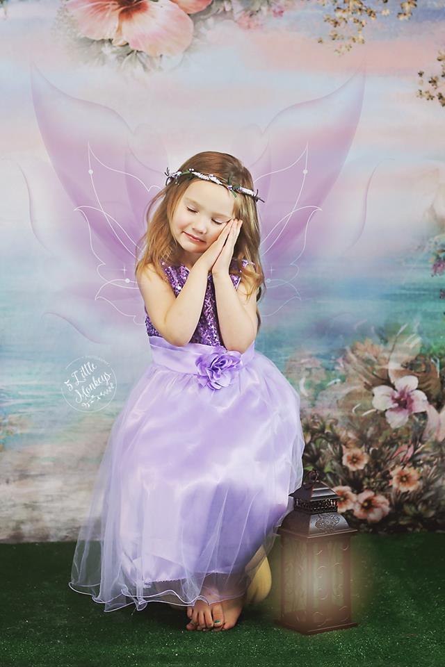 Katebackdrop鎷㈡綖Kate Vintage Flowers Bokeh Smog Backdrop for Photography Designed by JFCC