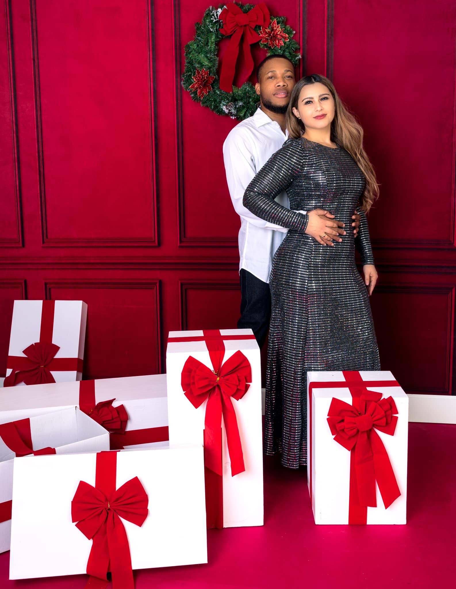 Kate Red Vintage Wall Backdrop for Photography - Kate Backdrop