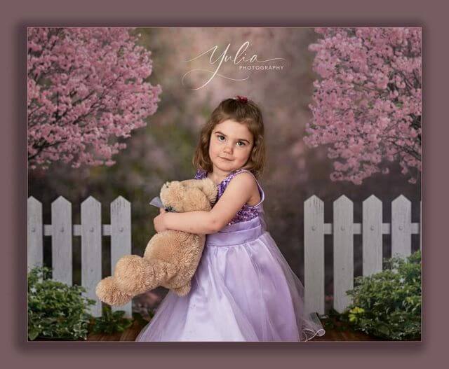 Kate Spring Garden Cherry Blossoms Backdrop for Photography - Kate Backdrop