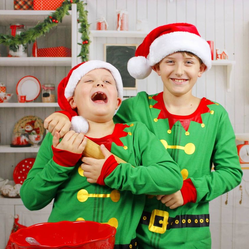 Kate Christmas Kitchen Backdrop White Wall for Photography - Kate Backdrop