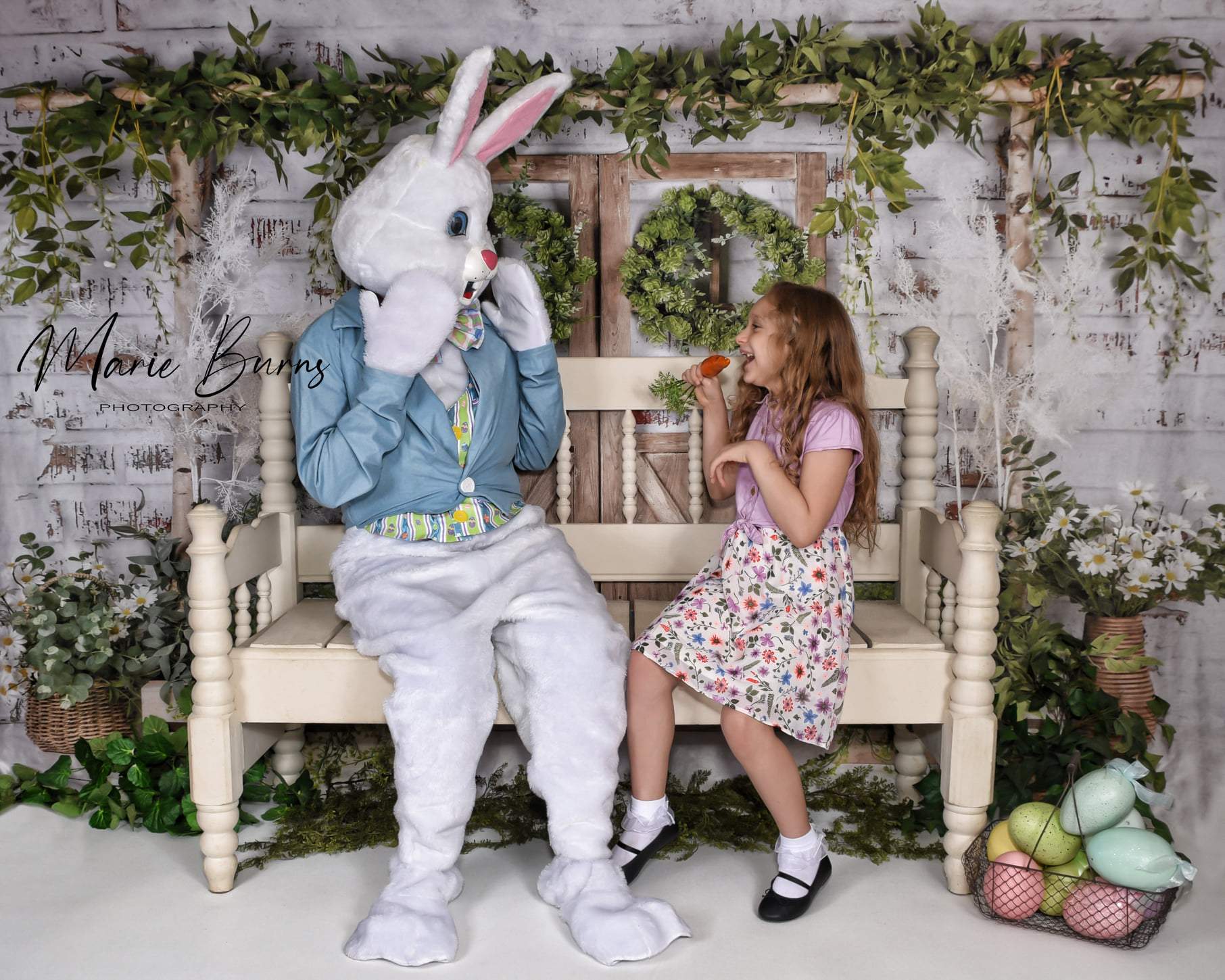 Kate Summer/Spring Green Plants Barn Door Backdrop Designed by Jia Chan Photography - Kate Backdrop