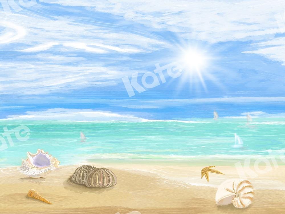 Kate Summer Backdrop Beach Designed by Chain Photography - Kate Backdrop