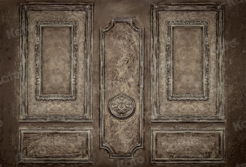 Kate Light Brown Retro Wall Backdrop Designed by Chain Photography - Kate Backdrop