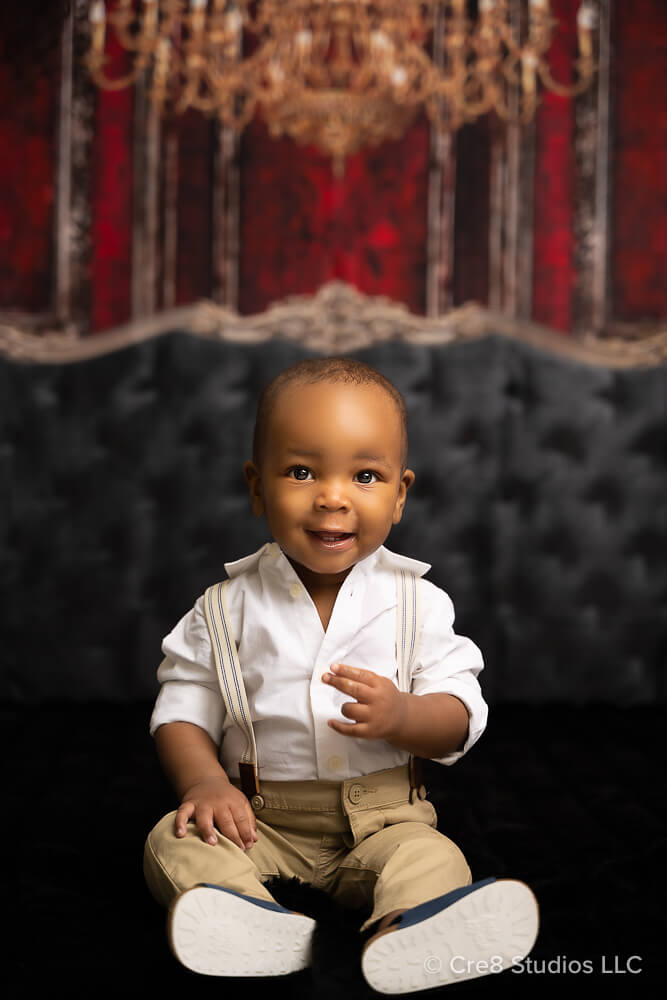 Kate Boudoir Headboard Red Wall Backdrop Designed by Chain Photography - Kate Backdrop