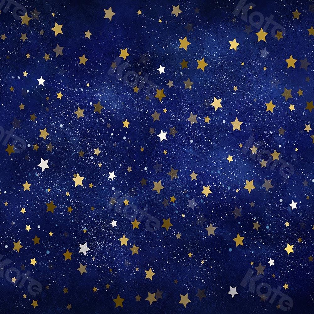 Kate Cake Smash Star Night Blue Sky Backdrop Designed by Chain Photography - Kate Backdrop