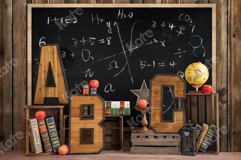 Kate Pet Back to School Summer Blackboard Backdrop Designed by Emetselch