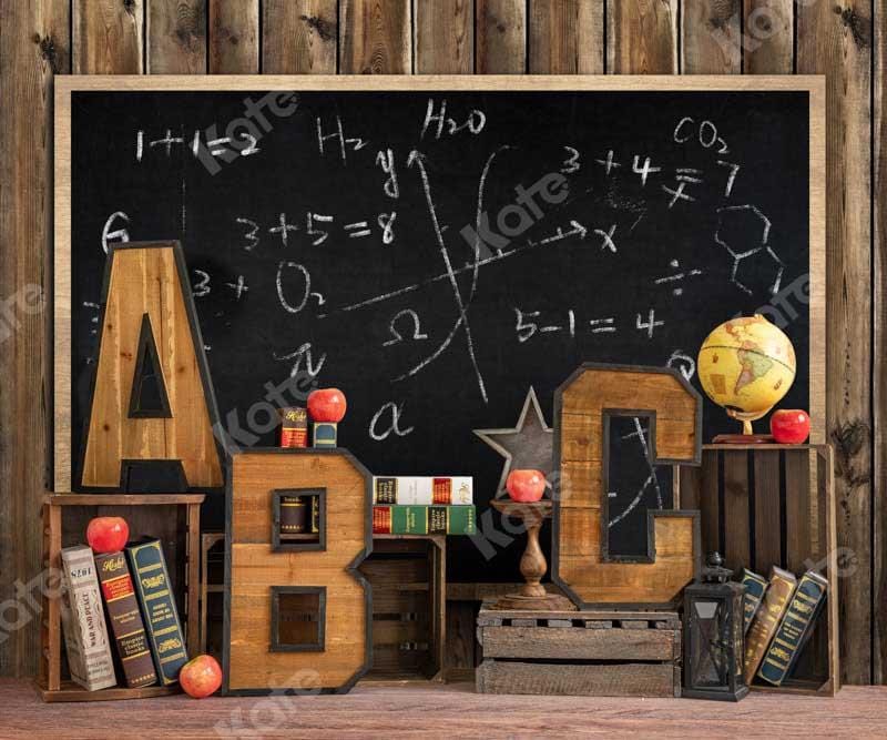 Kate Pet Back to School Summer Blackboard Backdrop Designed by Emetselch