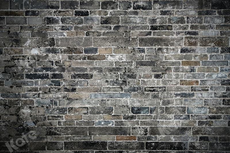 Kate Dark Tone Brick Wall Backdrop Designed by Emetselch - Kate Backdrop