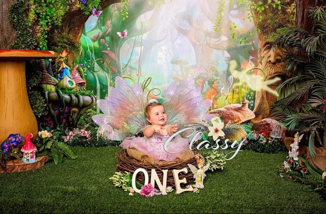 Kate Children Fairy Tale Wonderland Forest Mushrooms Backdrops - Katebackdrop