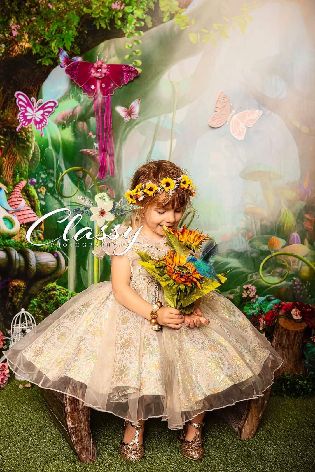 Kate Children Fairy Tale Wonderland Forest Mushrooms Backdrops - Katebackdrop