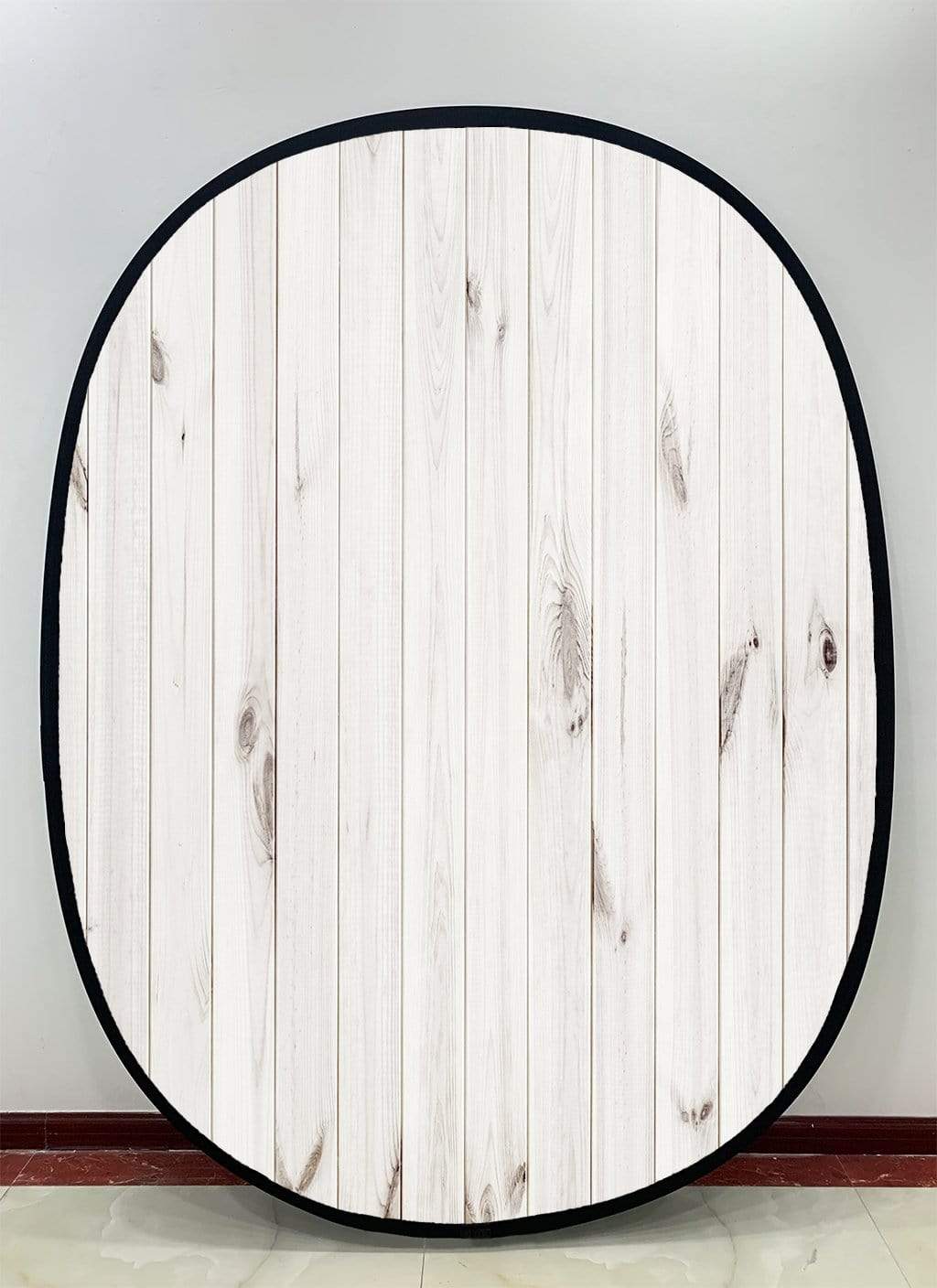 Katebackdrop拢潞Kate White Wood / Dark Blue Green Retro Wood Collapsible Backdrop Photography 5X6.5ft(1.5x2m)