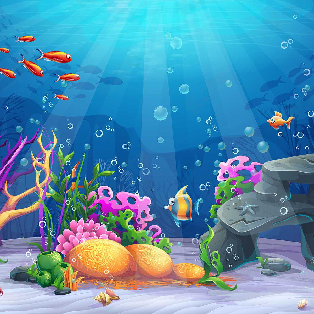Kate Underwater World Mermaid Scene Backdrops for Photography - Kate Backdrop