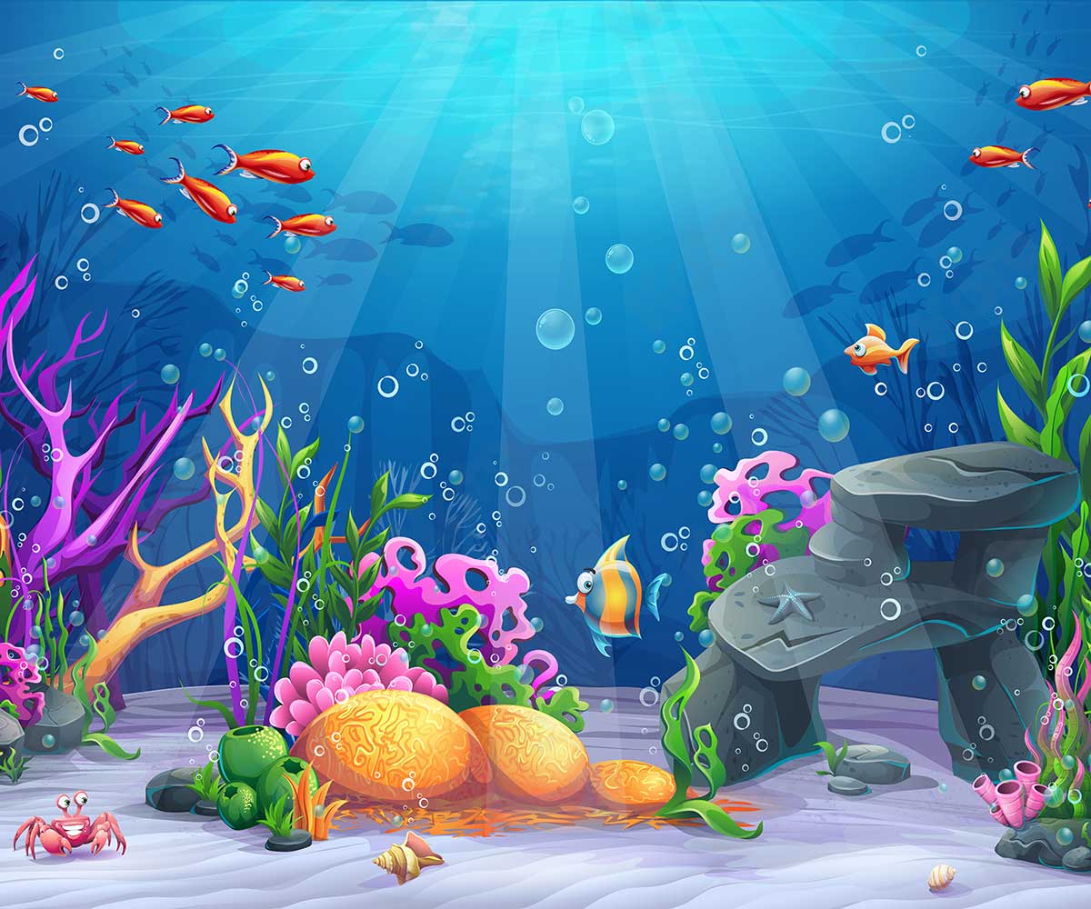 Kate Underwater World Mermaid Scene Backdrops for Photography - Kate Backdrop