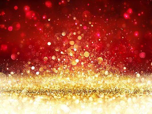 Kate Bokeh Christmas Festival Party Photography Backdrop Red Glittering Holiday - Katebackdrop
