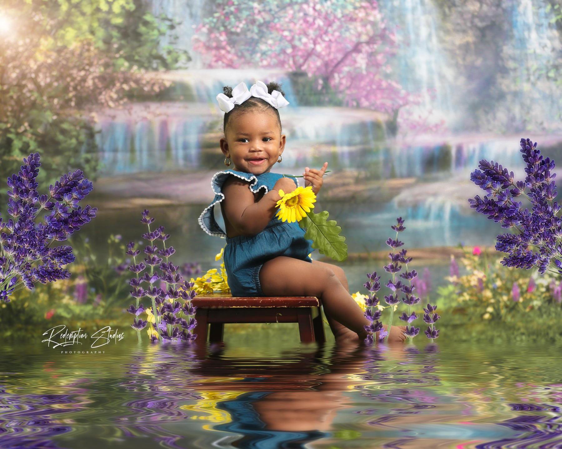 Kate Mermaid Water Summer Backdrop - Kate Backdrop