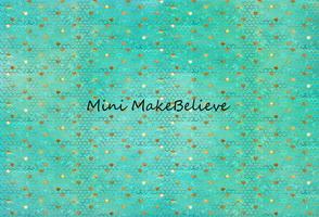 Katebackdrop Kate Baby Shower Blue Green Golden Ripples Backdrop for Photography Designed by Mini MakeBelieve
