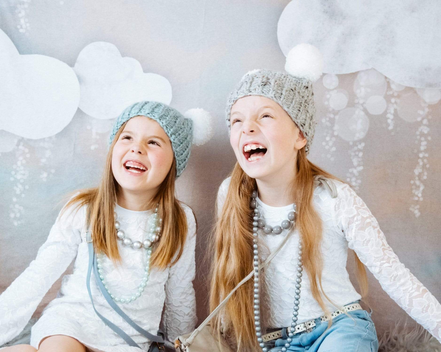 Katebackdrop£ºKate Baby Shower Take Flight Winter Clouds Backdrop for Photography Designed by Mini MakeBelieve