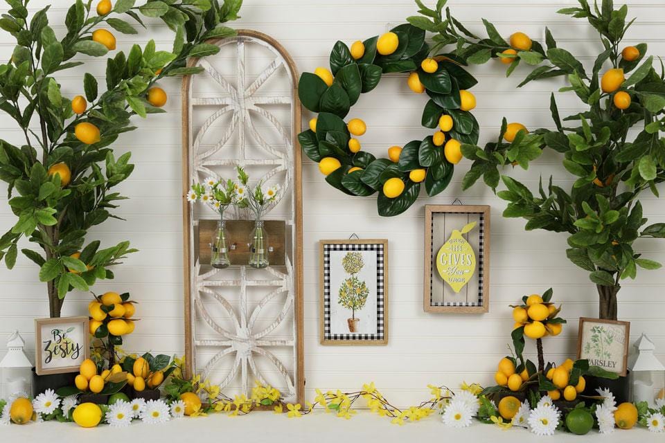 Kate Lemon Be Zesty Summer Backdrop for Photography - Kate Backdrop