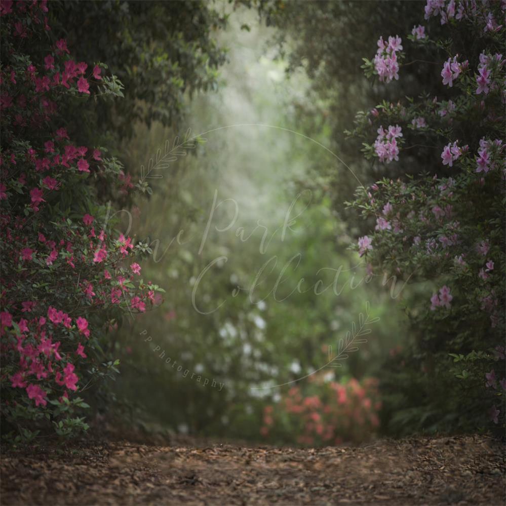 Kate Pet Pink Floral Garden spring Backdrop for Photography Designed by Pine Park Collection - Kate Backdrop