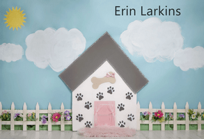 Katebackdrop£ºKate Pet Park Flower Spring Children Backdrop for Photography Designed by Erin Larkins