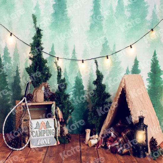 Katebackdrop£ºKate Forest Camping Children Summer Backdrop for Photography Designed by Megan Leigh Photography
