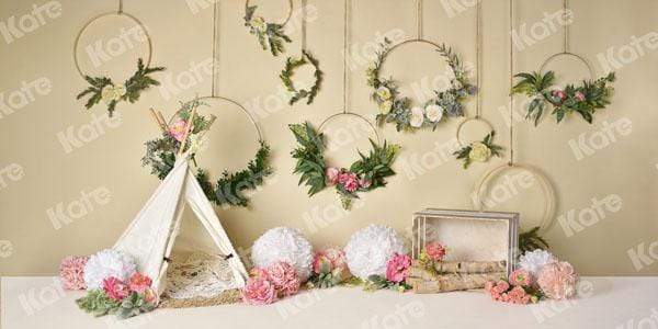 Katebackdrop£ºKate Spring Flowers Camping Children Backdrop for Photography Designed by Mandy Ringe Photography