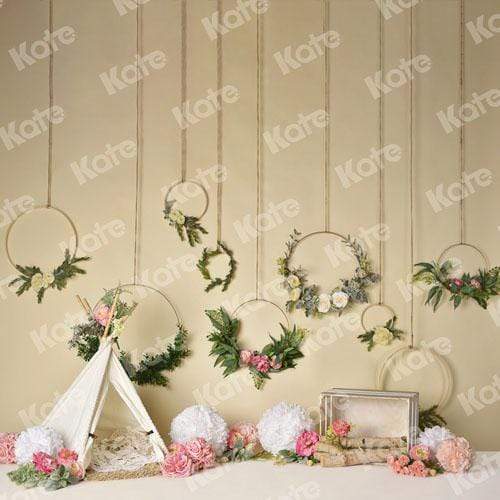 Katebackdrop£ºKate Spring Flowers Camping Children Backdrop for Photography Designed by Mandy Ringe Photography