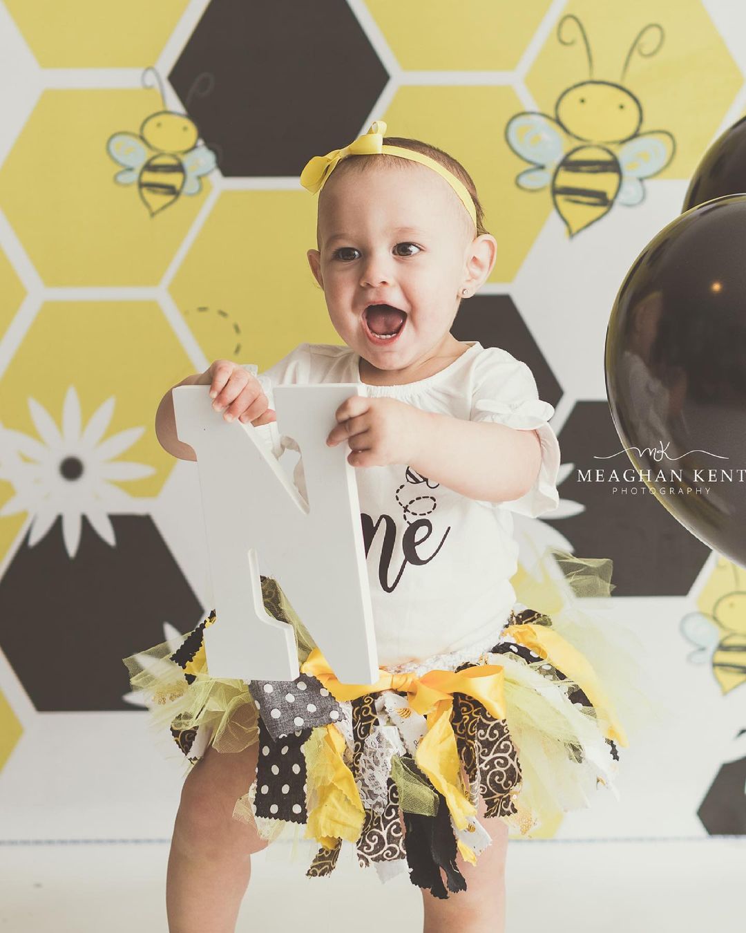 Kate Bumble Bee Summer Backdrop for Photography Designed by Megan Leigh Photography - Kate Backdrop