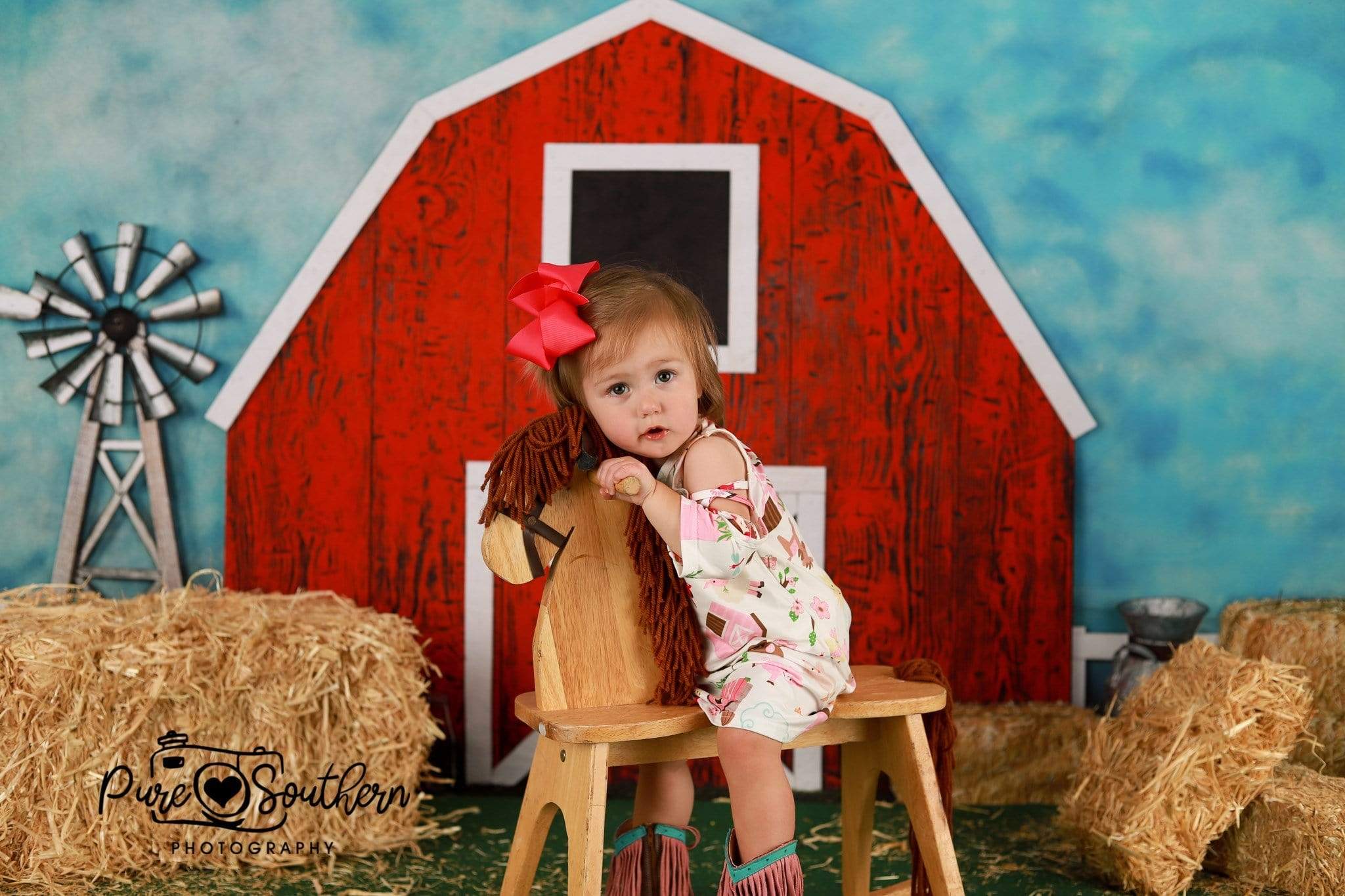 Katebackdrop鎷㈡綖Kate Barnyard Fun Children Summer Backdrops Designed by Arica Kirby