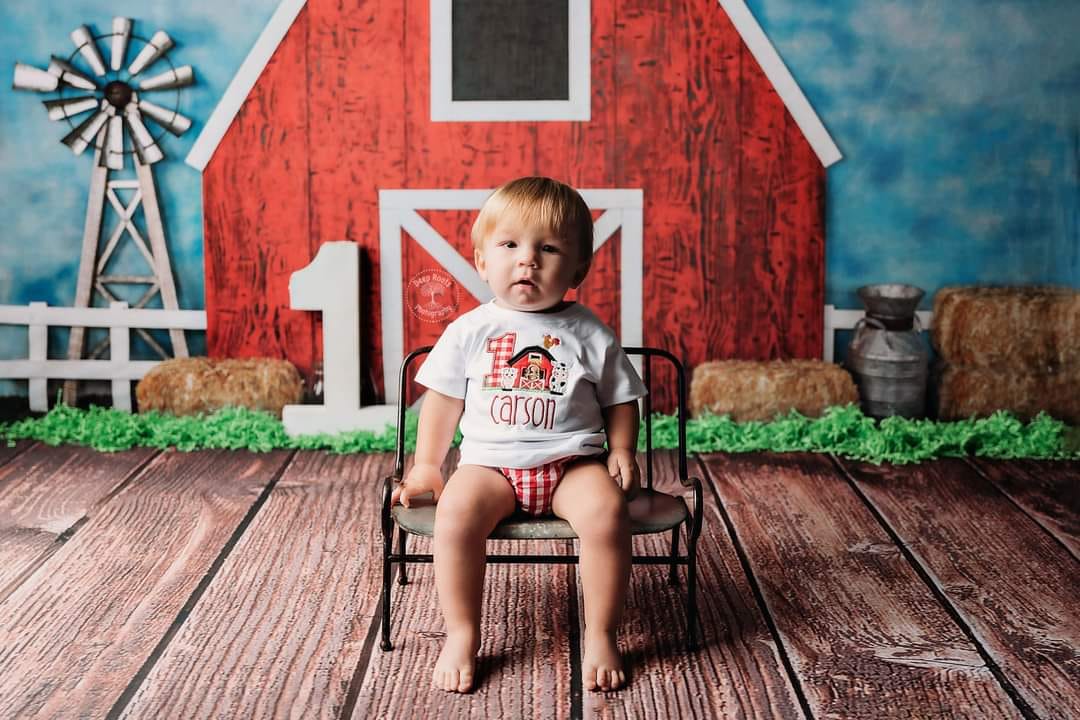 Kate Barnyard Fun Children Summer Backdrops Designed by Arica Kirby - Kate Backdrop