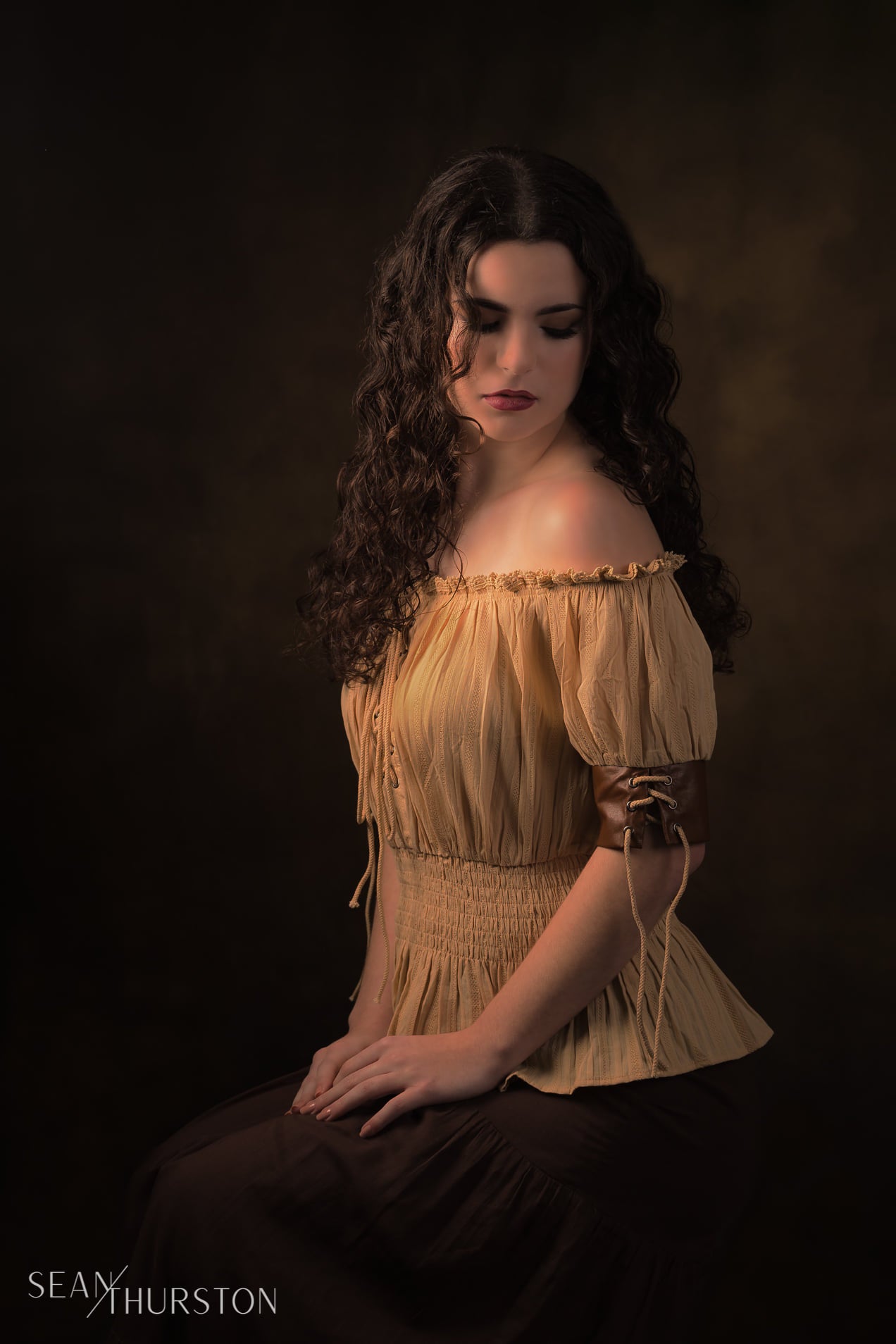 Kate Fine Art Abstract Backdrop Dark Brown Designed by Kate Image - Kate Backdrop