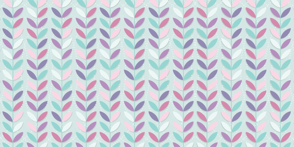 Kate Seamless Leaves Pattern for Girls Backdrop Designed By Krystle Mitchell Photography - Kate Backdrop