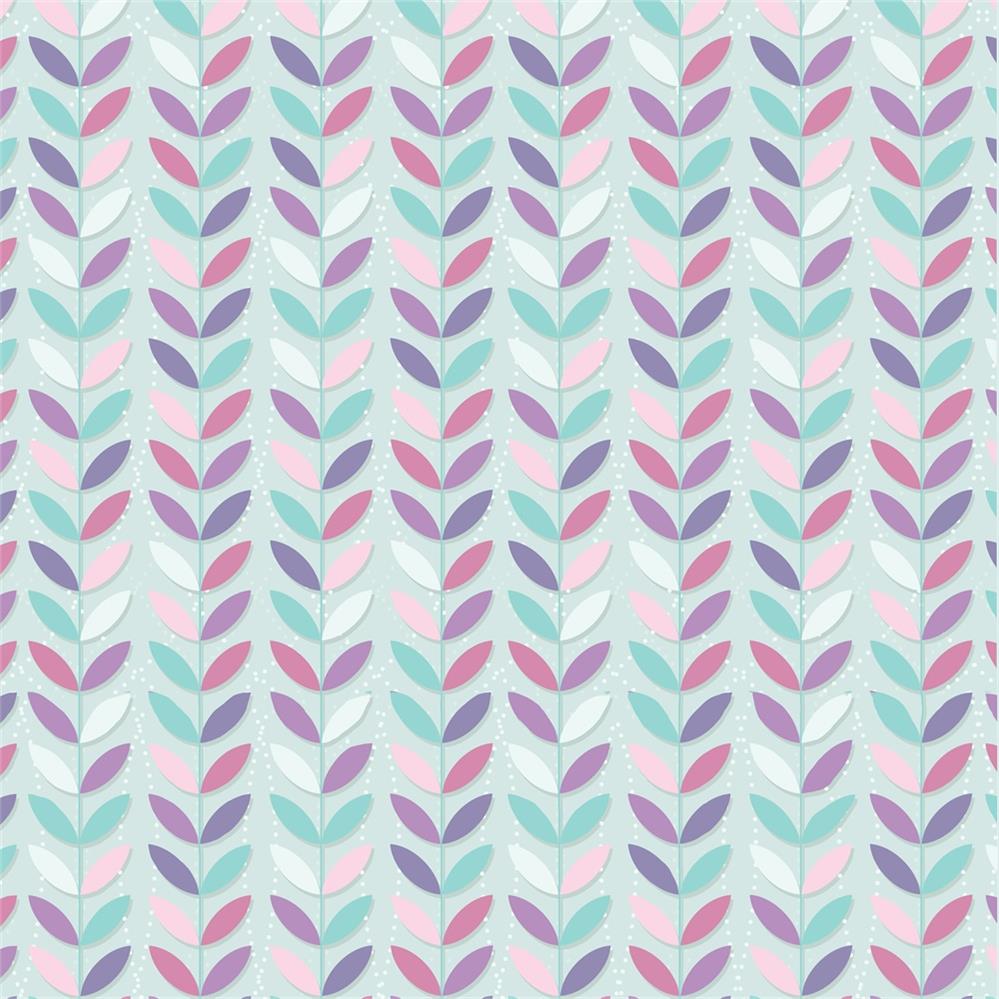 Kate Seamless Leaves Pattern for Girls Backdrop Designed By Krystle Mitchell Photography - Kate Backdrop