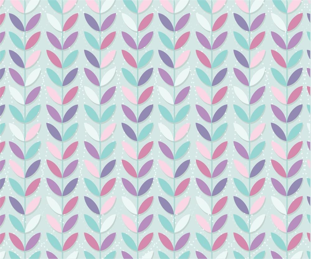 Kate Seamless Leaves Pattern for Girls Backdrop Designed By Krystle Mitchell Photography - Kate Backdrop