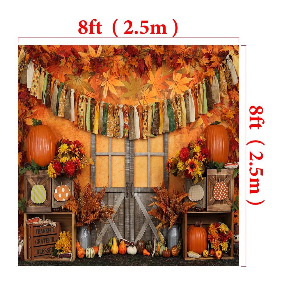 Kate Autumn Harvest Thanksgiving Backdrop for Photography - Kate Backdrop